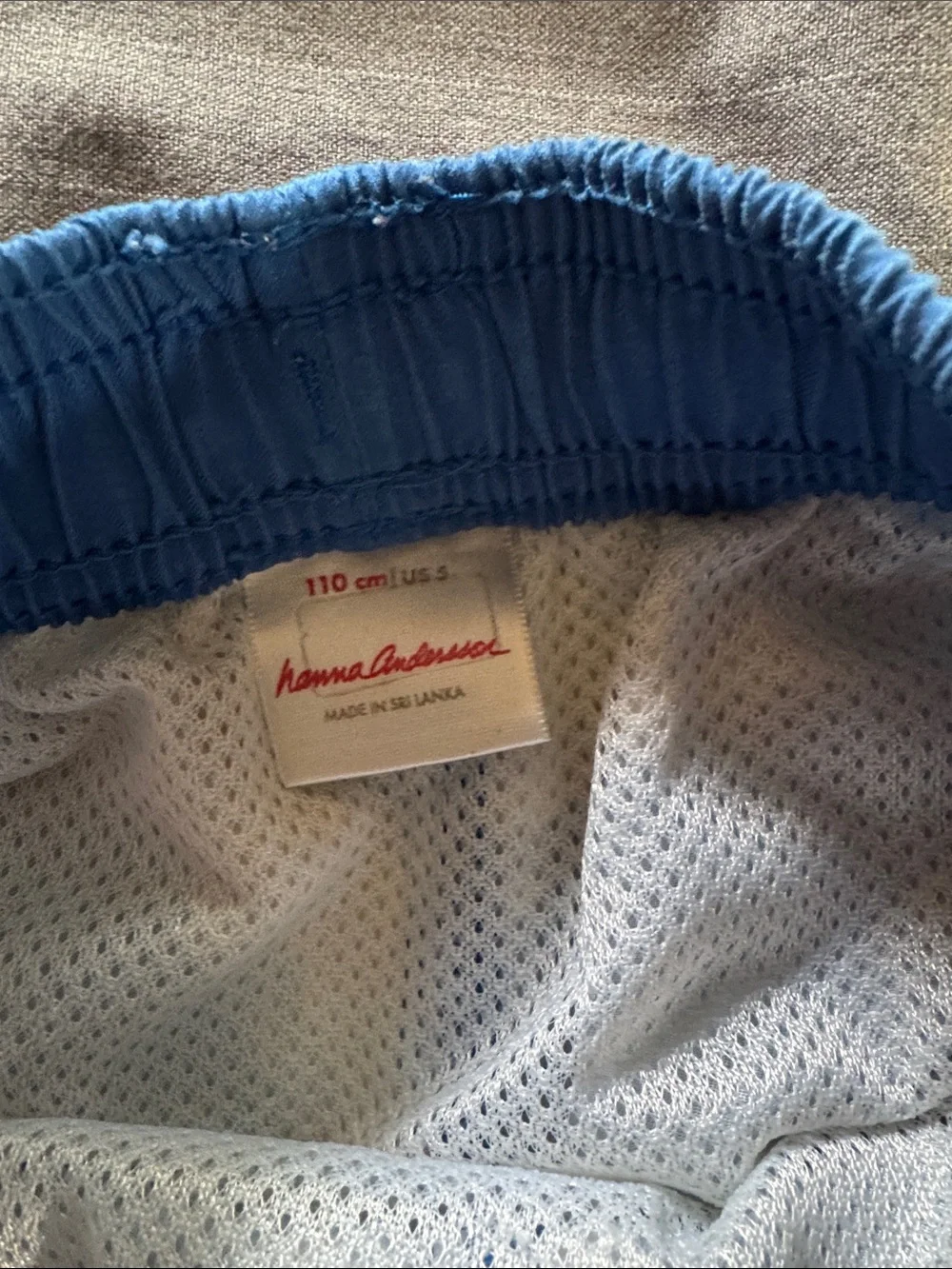 Hanna Andersson Blue and Gray Shark Swim Set